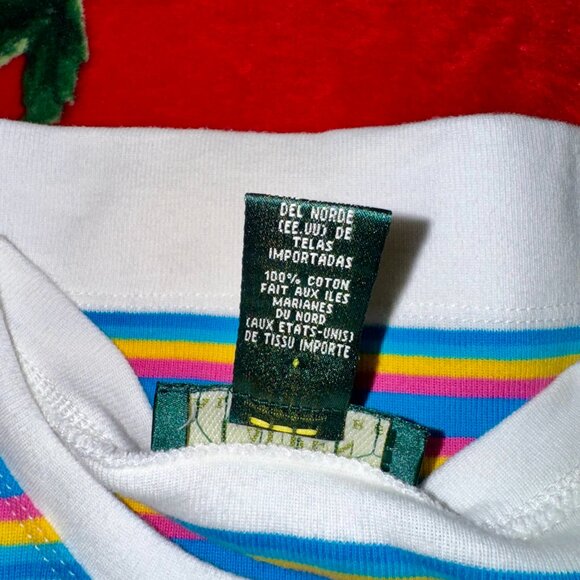 Vintage Y2K Lauren Ralph Lauren Striped Cotton Tank Top — Size L - Picture 9 of 10